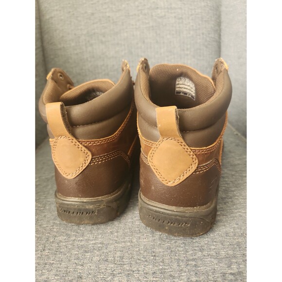 Skechers Men's Relaxed Fit Segment Garnet Dark Brown Leather Boots Size 9.5 - Picture 5 of 10